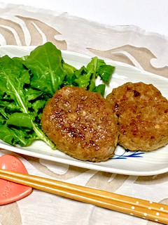 味付け簡単!青じそ風味の豆腐ハンバーグ-レシピのメイン写真