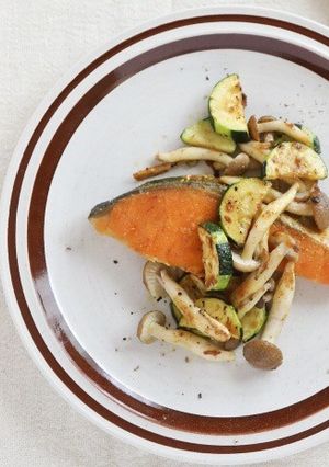 カレー風味♪鮭と野菜のソテー☆-レシピのメイン写真