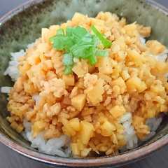 รูปของ たけのこと生姜の鶏そぼろご飯