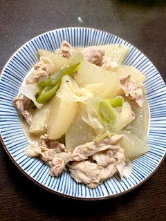 大根と豚肉の味噌煮♡-レシピのメイン写真