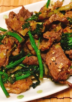 牛肉とブロッコリーのネギ塩炒め-レシピのメイン写真