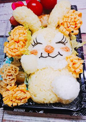 ディズニー☆ミスバニー♪♪キャラ弁♪♪-レシピのメイン写真