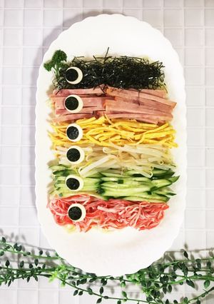 こどもの日の冷やし中華-レシピのメイン写真