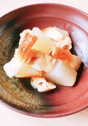 大根と油揚げと竹輪の煮物-レシピのメイン写真