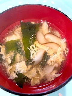白だしで☆椎茸と卵のスープ-レシピのメイン写真