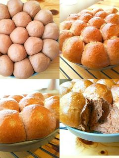 ✳️タルト型でココアちぎりパン✳️-レシピのメイン写真