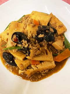 中華☆たけのこと厚揚げの旨辛煮込み-レシピのメイン写真