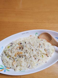余った御飯で♪あさりの豆乳チーズリゾット-レシピのメイン写真