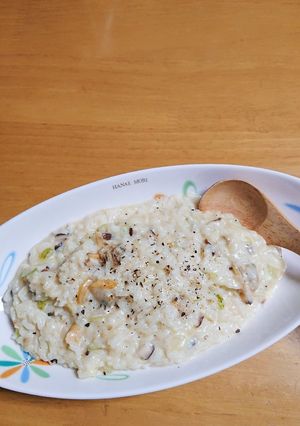 余った御飯で♪あさりの豆乳チーズリゾット-レシピのメイン写真