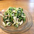 簡単に副菜☆豆苗とサラダチキンのサラダ