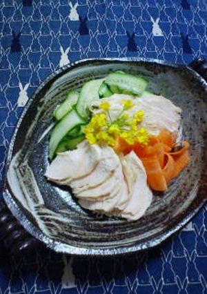 ゆでちゃう　鶏-レシピのメイン写真