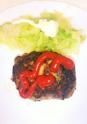 ハンバーグ-レシピのメイン写真