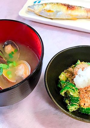 おくらのピーナッツ和え青じそドレッシング-レシピのメイン写真