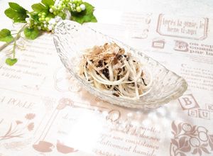 白髪ねぎと塩昆布のしゃきしゃきサラダ♪-レシピのメイン写真