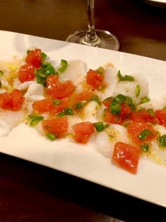 タコ、青唐辛子とトマトのセビーチェ-レシピのメイン写真