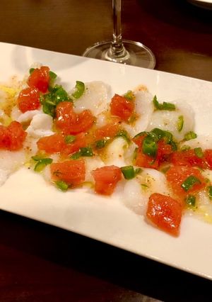 タコ、青唐辛子とトマトのセビーチェ-レシピのメイン写真