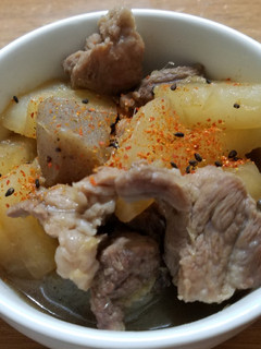 豚切り落とし(切り出し)のさっぱり煮-レシピのメイン写真