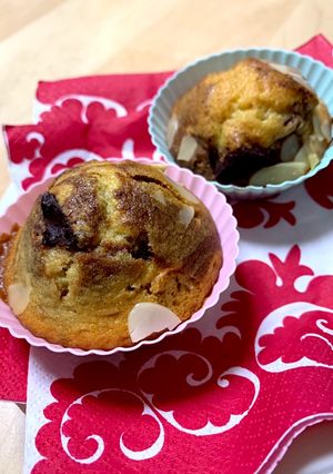 ＨＭ使用チョコチップマーブルマフィン-レシピのメイン写真
