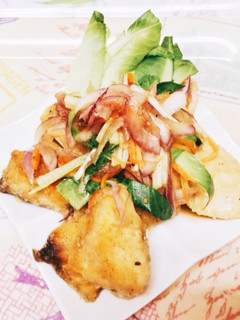 白身魚揚げの甘酢かけ-レシピのメイン写真