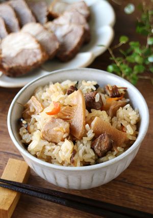 煮豚を作った副産物！中華風おこわ-レシピのメイン写真