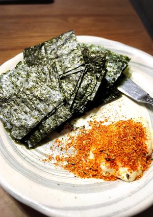 簡単すぎ♪焼き海苔を七味マヨで食べるだけ-レシピのメイン写真