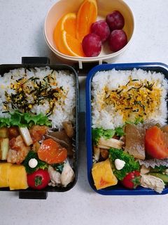 ☆高校生娘と私のお弁当☆14-レシピのメイン写真