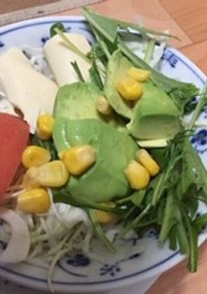 グリーンチーズサラダ-レシピのメイン写真