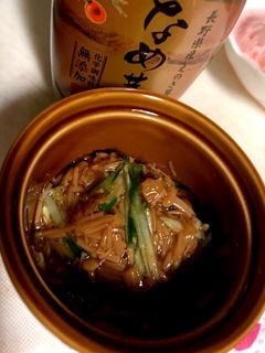 簡単 混ぜるだけ なめ茸の和え物-レシピのメイン写真