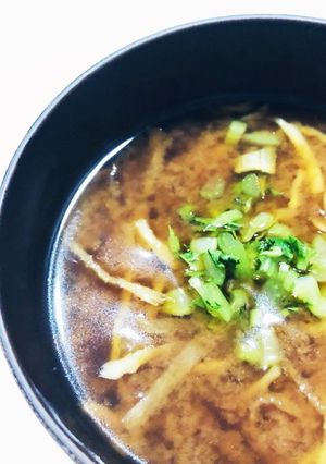 超即席！切り干し大根のお味噌汁-レシピのメイン写真
