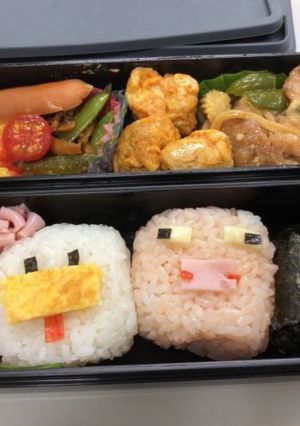 キャラ弁 マイクラ-レシピのメイン写真