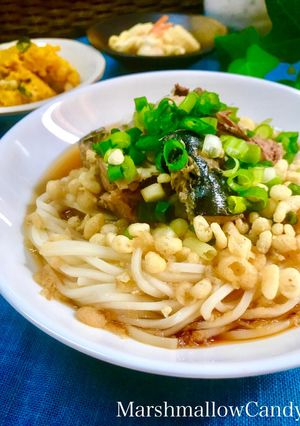 簡単♡めちゃウマ♡サバ缶でぶっかけ冷麦♡-レシピのメイン写真