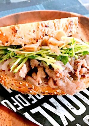 簡単 豚肉のバインミーサンド-レシピのメイン写真