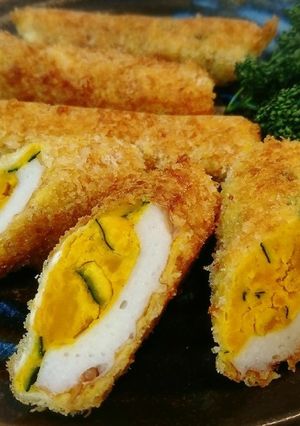 旨っ♥️コロッケ風 カボチャのせちくわ-レシピのメイン写真
