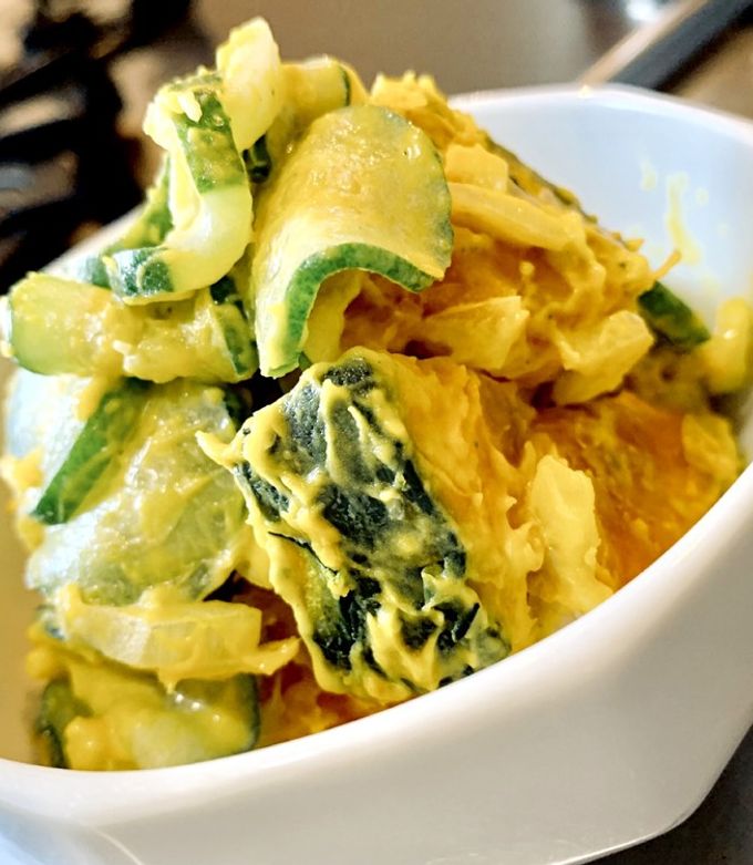 かぼちゃと玉葱 かぼちゃと玉ねぎで✿ずぼらサラダ by kemeta 【クックパッド