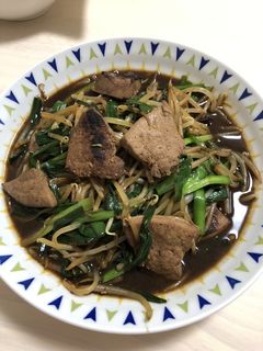 簡単レバニラ炒め-レシピのメイン写真