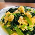 蟹汁じゅわ〜♬小松菜でカニ玉