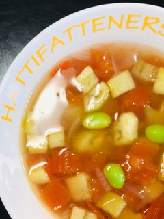 オイスターソースで★ナスとトマトのスープ-レシピのメイン写真