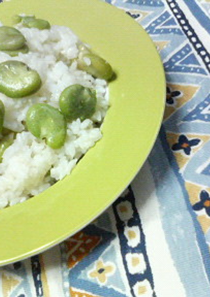 とっても簡単♪♪✿初夏の❀そら豆ご飯✿-レシピのメイン写真