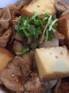 厚揚げのすき焼き風-レシピのメイン写真
