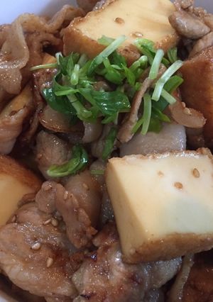 厚揚げのすき焼き風-レシピのメイン写真