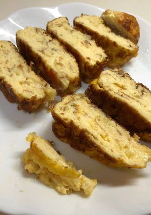 絹ごし豆腐とチーズマヨのふわふわ卵焼き-レシピのメイン写真