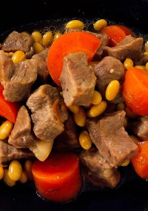 大豆と豚肉の生姜煮-レシピのメイン写真
