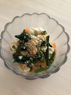 ほうれん草の白和え-レシピのメイン写真