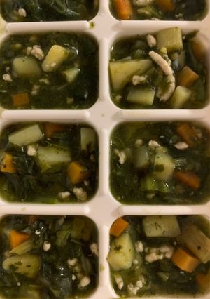 離乳食後期☆栄養満点！鶏野菜-レシピのメイン写真