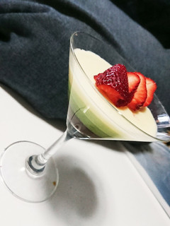 抹茶とチーズの2色ムース-レシピのメイン写真