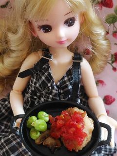 リカちゃんサイズ♡バター炒めꕤ*.゚-レシピのメイン写真