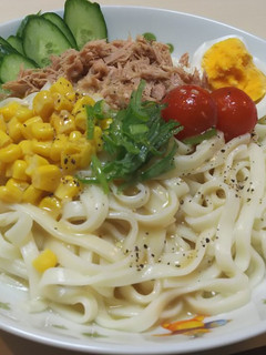 塩レモンの冷やしぶっかけうどん-レシピのメイン写真