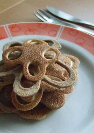 いい香り!☆お花のホットケーキ☆-レシピのメイン写真