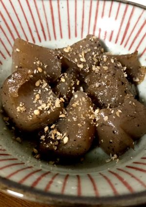 子供も大好き♪こんにゃくの照り煮-レシピのメイン写真