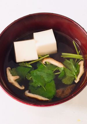 白はんぺんと三つ葉のお吸い物-レシピのメイン写真